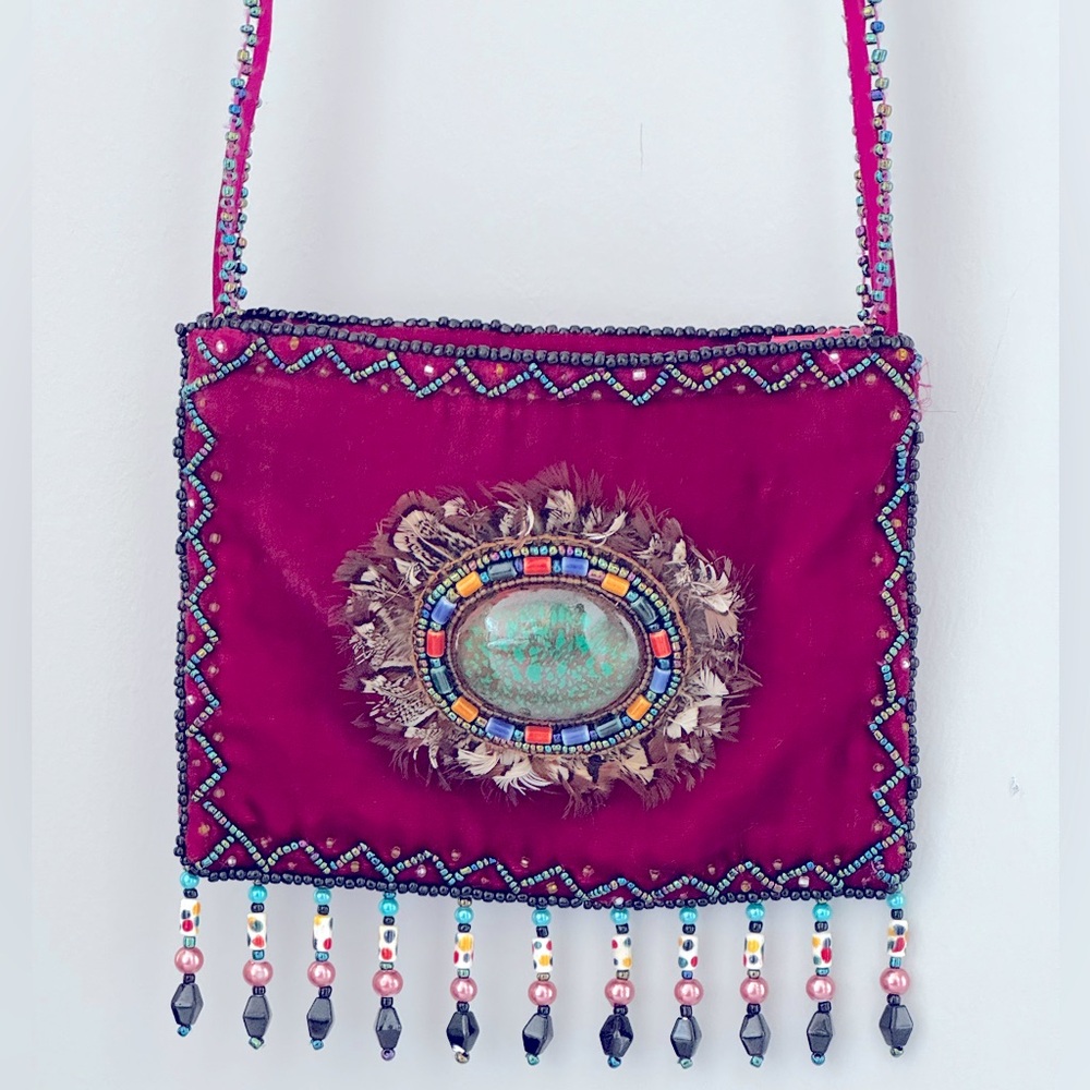 - velvet crossbody purse